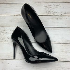 Aldo Pointy Toe Black Heels